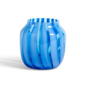 JUICE VASE-WIDE-LIGHT BLUE  - مزهرية