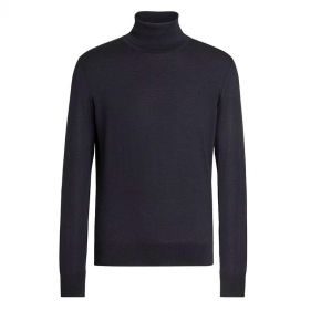 TURTLE NECK KNITWEAR - بلوزة صوف