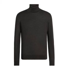 TURTLE NECK KNITWEAR - بلوزة صوف