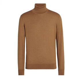 TURTLE NECK KNITWEAR - بلوزة صوف