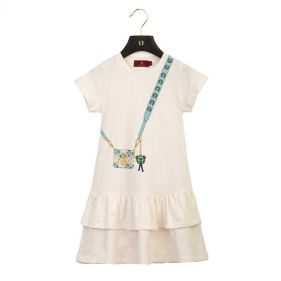 GIRL T-SHIRT DRESS  - فستان تي شيرت