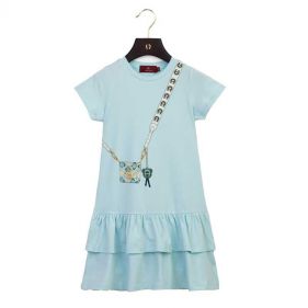 GIRL T-SHIRT DRESS  - فستان تي شيرت