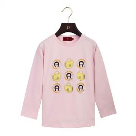 GIRL LONG SLEEVE T-SHIRT - بلوزة بكم طويل