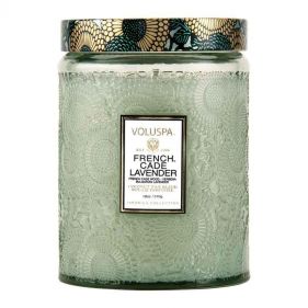 FRENCH CADE LAVENDER LARGE JAR CANDLE 18 OZ- شمعة