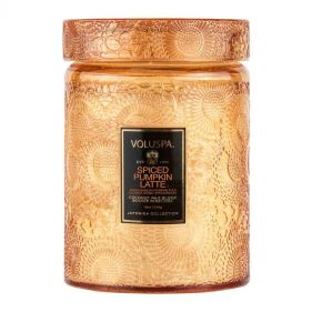 SPICED PUMPKIN LARGE JAR 18 OZ- شمعة