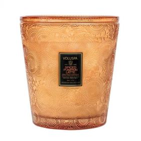 SPICED PUMPKIN 5 WICK HEARTH 123 OZ- شمعة