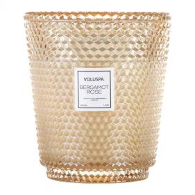 BERGAMOT ROSE 5 WICK HEARTH 114 OZ- شمعة