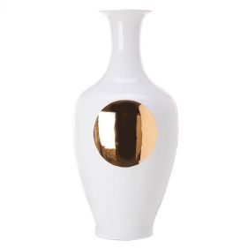 VASE CLASSIC DOT GOLD - مزهرية