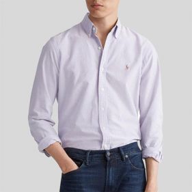 SHIRT LS - قميص سادة كم طويل