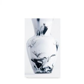 JOSEPH VASE IN WHITE MARBLE 4.9x4.9x8.25  - مزهرية