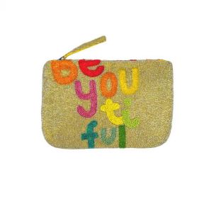 BE YOU TI FUL BEADED CLUTCH - محفظة نسائية/ حقيبة