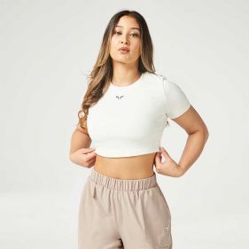 ESSENTIAL CROPPED TEE  - تي شيرت قصير