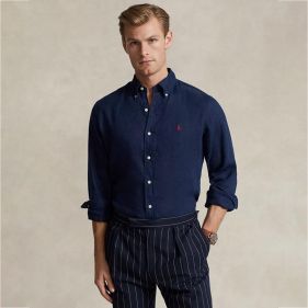 SHIRT LS - قميص سادة كم طويل