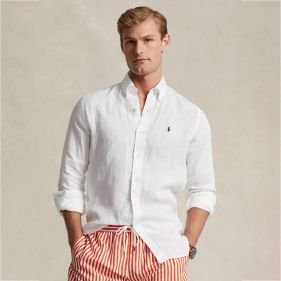 SHIRT LS - قميص سادة كم طويل