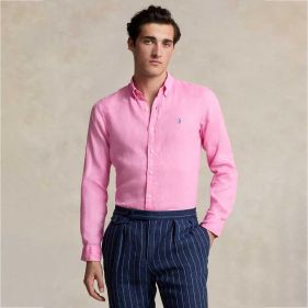 SHIRT LS - قميص سادة كم طويل