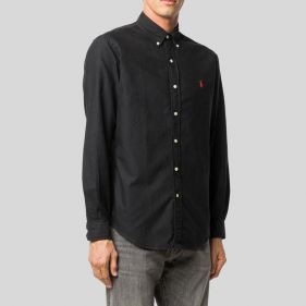 SHIRT LS - قميص سادة كم طويل