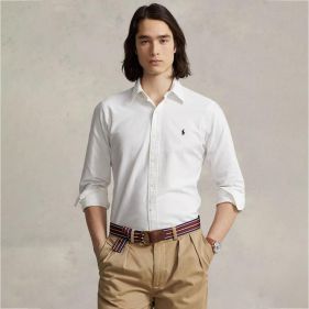 SHIRT LS - قميص سادة كم طويل
