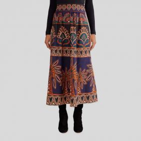 MIDI SKIRT - تنورة