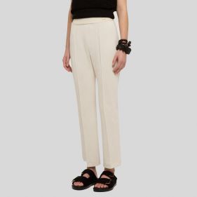 LONG FORMAL TROUSER COTTON BLEND COMFORT JERSEY - بنطلون