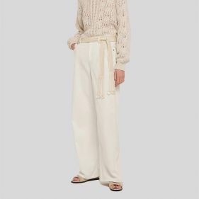 LONG FORMAL TROUSER COTTON DENIM STRETCH - بنطلون