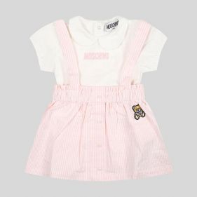 BABY GIRL T-SHIRT+SALOPETTE - طقم اطفال