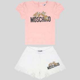 BABY GIRL T-SHIRT+SHORT  - طقم اطفال