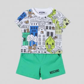 BABY BOY T-SHIRT+SHORT - طقم اطفال