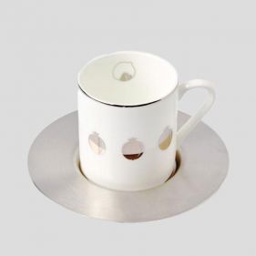 ESP CUP W SAUCER PMG MSF PL SET OF 6 - أكواب