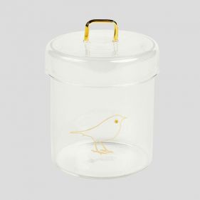 CANDY JAR LONG BIRD YLW 14 - جرات