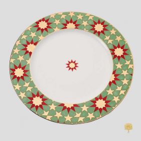 PLATE DINNER 27CM KANZ BY ED SET OF 6 - أطباق