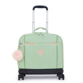 LUGGAGE : KIPLING : GREEN MET : OS - شنطة ظهر