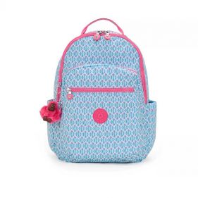 LARGE BACKPACK SEOUL : KIPLING : DREAMY GEO C : OS - شنطة ظهر