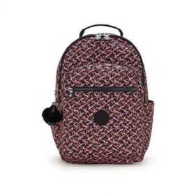LARGE BACKPACK SEOUL : KIPLING : DANCING BOUQUET : OS - شنطة ظهر