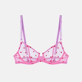 EMBROIDERY UNDERWIRE BRA - صدرية ذات سلك داخلي