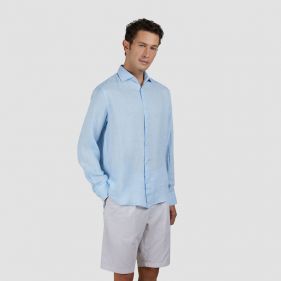 CASUAL SHIRT - قميص سادة كم طويل  