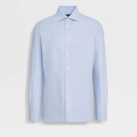 DRESS SHIRT - قميص سادة كم طويل  