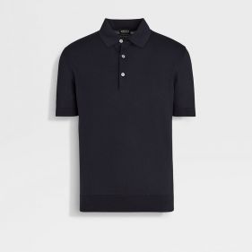 KNITWEAR POLO - بولو كم قصير