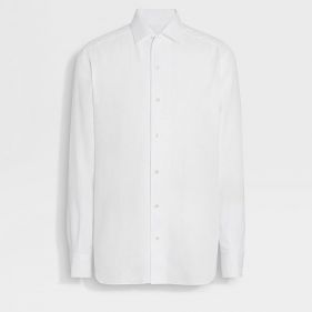 DRESS SHIRT - قميص سادة كم طويل  