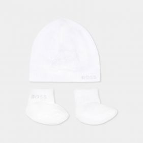 PULL ON HAT+SLIPPERS  - قبعة