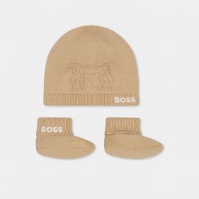 PULL ON HAT+SLIPPERS  - قبعة
