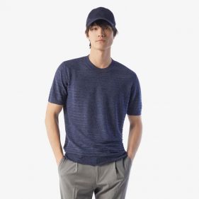 KNIT SHIRT - قميص سادة كم طويل  