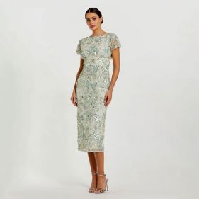 BLOUSAN MIDI DRESS - فستان