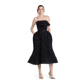 ROTATION SEQUIN DRESS  - فستان