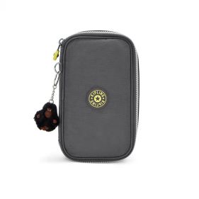 50 PENS MEDIUM PENCASE : KIPLING : BACK TO GREY : OS - ديلسي حقيبة صغيرة محمولة باليد