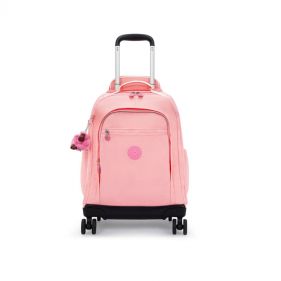 NEW ZEA LARGE WHEELED BACKPACK : KIPLING : CORAL SEA : OS - حقائب مزودة بعجلات