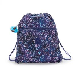 SUPERTABOO MEDIUM BACKPACK : KIPLING : DISCO FISH : OS - شنطة ظهر