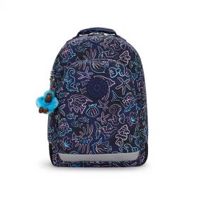 CLASS ROOM LARGE BACKPACK : KIPLING : DISCO FISH : OS - شنطة ظهر