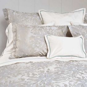 NOTO RGB SET SUPER KING 7PCS 260X240 BEIGE/WILTON BLUE: SIGNORIA - غطاء لحاف