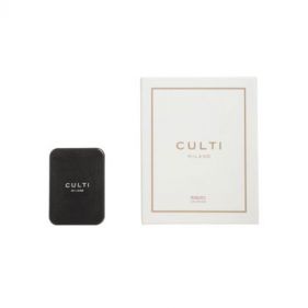 CAR DIFFUSER W LEATHER COVER BLACK AND REFILL TESSUTO: CULTI MILANO - كتاب