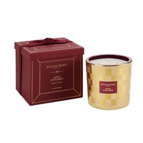 APPLE CINNAMON SCENTED CANDLE 950GR : ATELIER REBUL - مرطب الجو